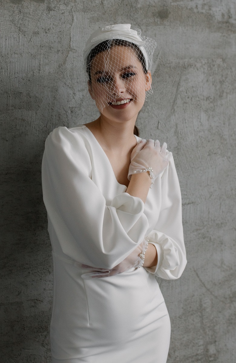 Ободок с вуалью