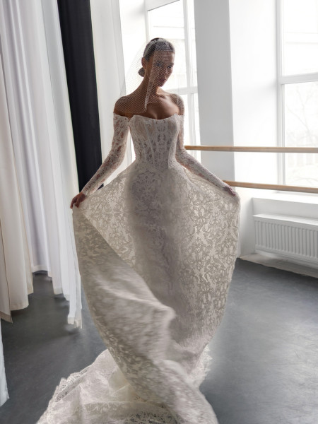 Кружевное свадебное платье Амбер
